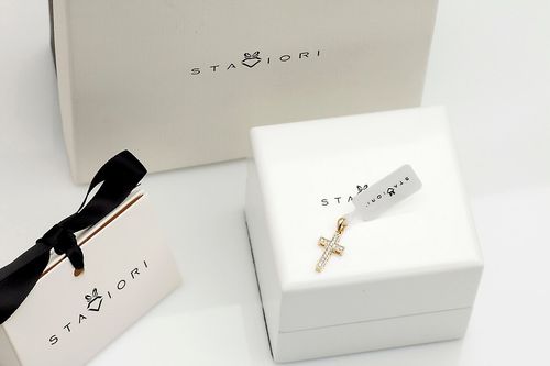 Złoty wisiorek WXD1902 - Diament na Arena.pl