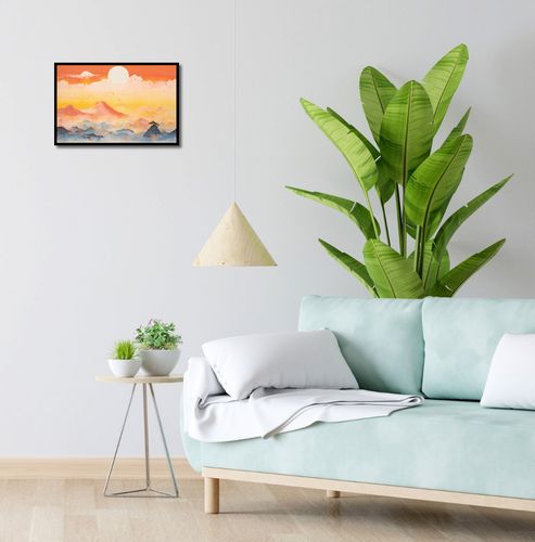 Plakat 45x30cm Świt nad Krainą Ciszych Gór na Arena.pl