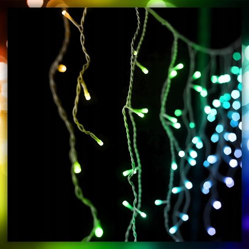 SOPLE LAMPKI CHOINKOWE ŚWIATEŁKA 300 LED 12M GRUBY KABEL FLASH ZEWNĘTRZNE na Arena.pl
