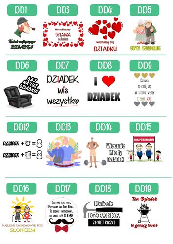 KUBEK Z NADRUKIEM ŚMIESZNY PREZENT DZIEŃ DZIADKA URODZINY IMIENINY DZIADEK na Arena.pl