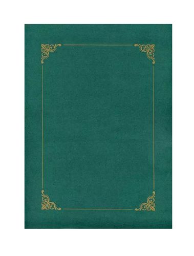 Teczka Ozodbna Na Dyplom  Złota Ramka Zielona (10) na Arena.pl