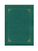 Teczka Ozodbna Na Dyplom  Złota Ramka Zielona (10)