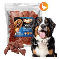 UNIQ PETS Przysmak dla psa kaczka 500g Przekąska serduszka z kaczką i ryżem