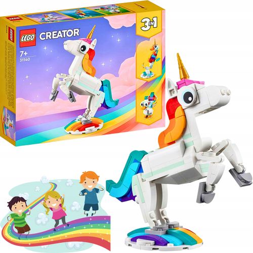 LEGO Creator 3w1 Magiczny jednorożec 31140 na Arena.pl