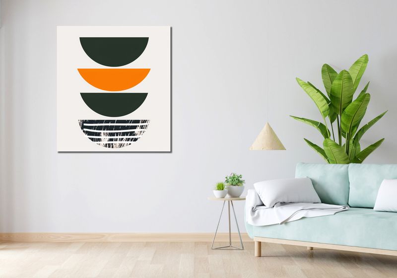 Obraz 90x100cm Gra Tekstur zdjęcie 2