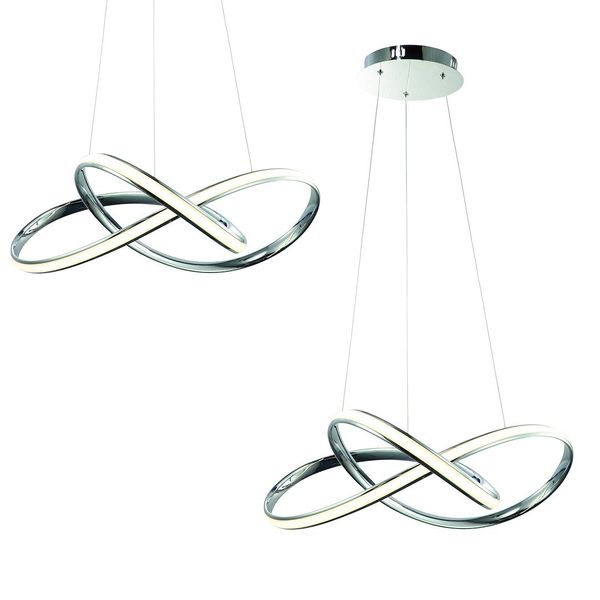 LAMPA WISZĄCA CAPPIO CHROME 36W LED zdjęcie 1