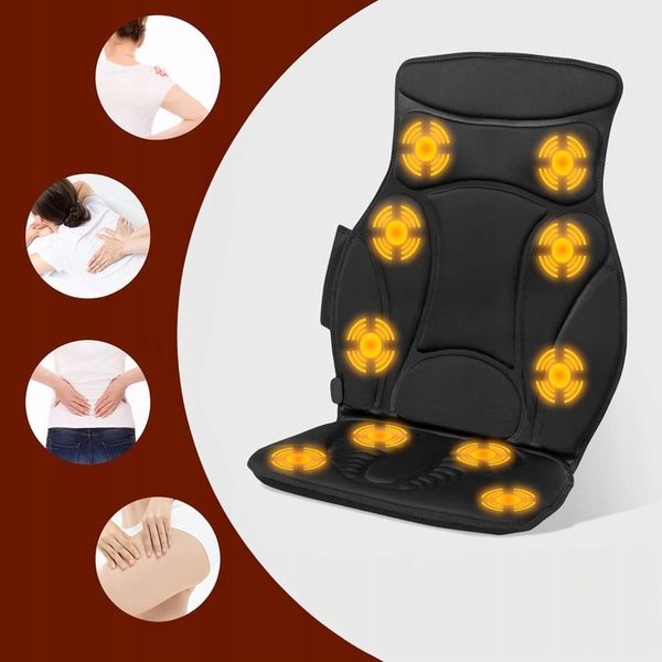 Mata masująca masażer wibracyjny do pleców ciała karku kręgosłupa szyi zdjęcie 3