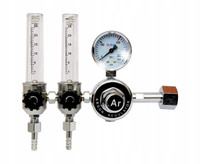 Reduktor butlowy ar co2 mix dwutlenek 2 rotametry 200 bar 1-MAN (0-25 l/min