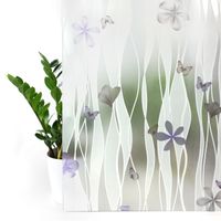 Okleina Statyczna Na Okno Szybę Folia Dekoracyjna Wzór Motylki 90x50cm G46