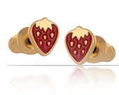 kolczyki truskawki na sztyfcie (p15/kds/12au)