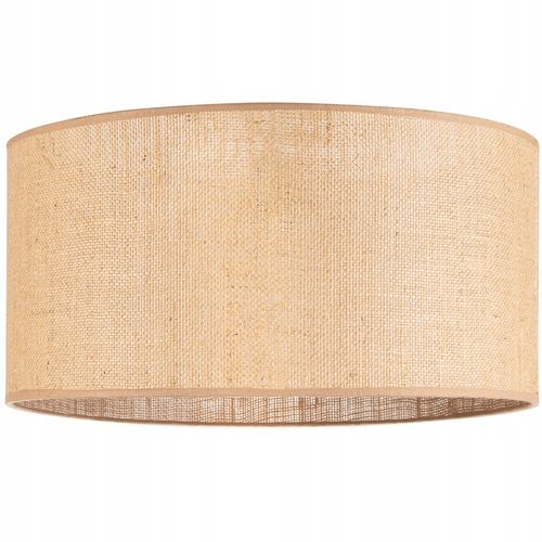 ABAŻUR RUSTYKALNY okrągły walec tuba 40cm JUTA beżowy na Arena.pl