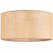 ABAŻUR RUSTYKALNY okrągły walec tuba 40cm JUTA beżowy