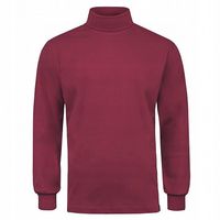 PÓŁGOLF męski bordowy Adam Rozmiar - 4XL