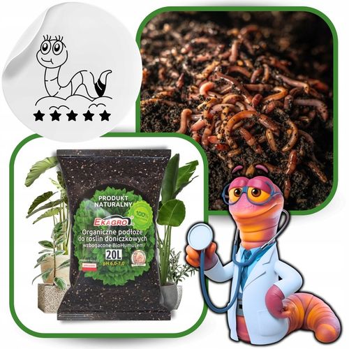 Organiczne Podłoże PREMIUM do Roślin Doniczkowych Zielonych Eko Bio na Arena.pl