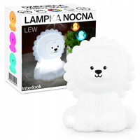 LEW LAMPKA NOCNA DLA DZIECI LED RGB SILIKONOWA GŁOŚNIK BLUETOOTH