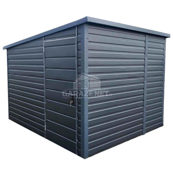 DOMEK OGRODOWY - SCHOWEK 2,5X2,5 DRZWI ANTRACYT DG361 zdjęcie 1