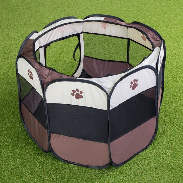 Składany kojec dla zwierząt psa kota legowisko L zdjęcie 4