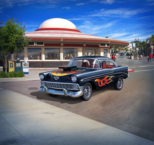 Model plastikowy '56 Chevy Customs na Arena.pl