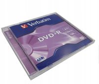 Pudełka 1 CD Jewel Case VERBATIM BOX Clear 10 szt