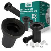 RURA STELAŻA WC MONTAŻOWA 150 MM ZESTAW PODTYNKOWY ZŁĄCZE PRZYŁĄCZE