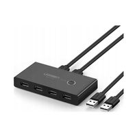 UGREEN ADAPTER HUB SWITCH PRZEŁĄCZNIK ROZGAŁĘŹNIK USB 2X4 USB 2.0 480 MBPS