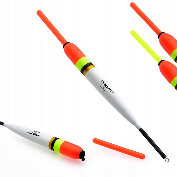 SPŁAWIK Przelotowy z BALSY 2,5 g PRO FL zdjęcie 1