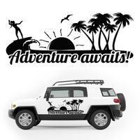 NAKLEJKA NA SAMOCHÓD KAMPER przyczepę kempingową camper auto 120 cm