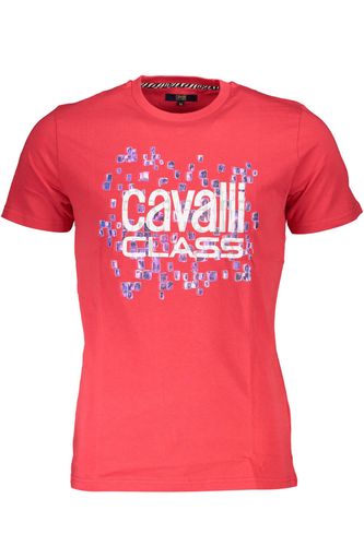 KOSZULKA CAVALLI CLASS Z KRÓTKIM RĘKAWEM MĘSKA CZERWONA XL na Arena.pl