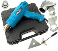 OPALARKA ELEKTRYCZNA REGULACJA 2 BIEGI + DYSZE WALIZKA 230V ZESTAW MOCNA