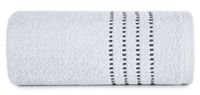 Bawełniany ręcznik frotte FIORE 30x50 srebrny