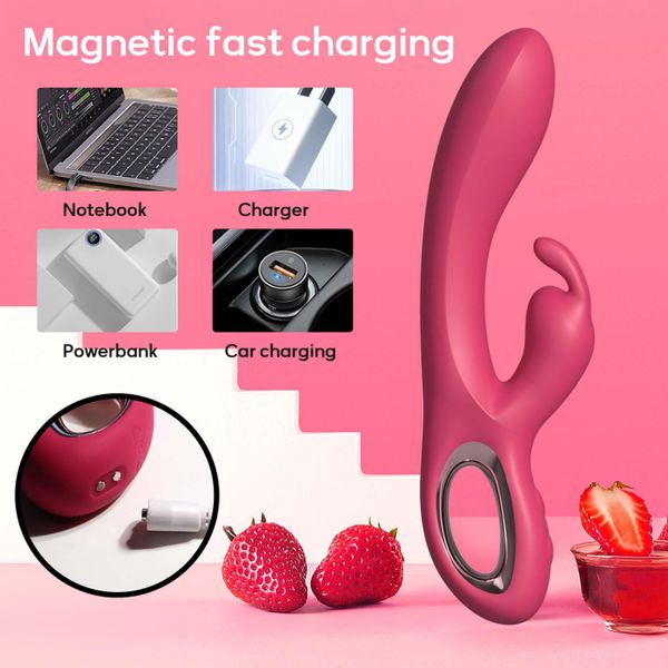Rabbit Vibrator Pink zdjęcie 7