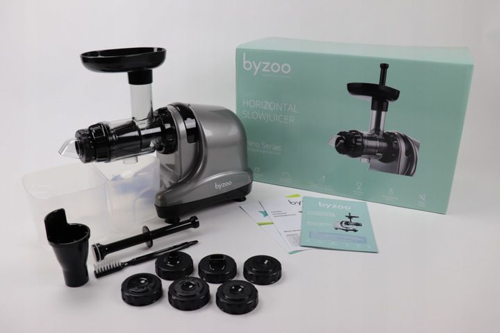 Wyciskarka do soków pozioma BYZOO Rhino srebrny zdjęcie 5