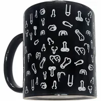 diverty sex kubek ceramiczny czarny 370 ml - humorystyczny prezent