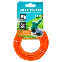 ŻYŁKA TNĄCA DO KOS I PODKASZAREK 2,4 MM 15 MB JUFISTO KWADRAT