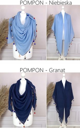 PAREO CHUSTA PLAŻOWA FRĘDZLE narzutka BOHO KOLORY na Arena.pl