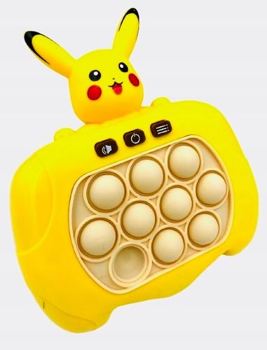 KONSOLA POP IT POKEMON PIKACHU GRA ELEKTRONICZNA ZRĘCZNOŚCIOWA SENSOR na Arena.pl