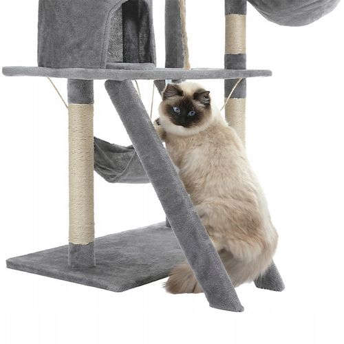 DRAPAK DLA KOTA Z HAMAKIEM LEGOWISKO DUŻY DRAPAK Z DOMKIEM 6 POZIOMÓW XXL na Arena.pl