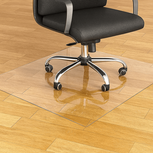 Mata pod krzesło, fotel biurowy 102x125x0,1cm podkładka na biurko transparentna na Arena.pl