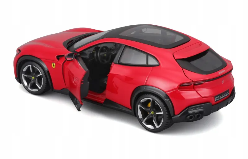 Auto metal., 1:24, FERRARI R & P, czer. zdjęcie 7