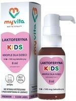 Laktoferyna Kids dla dzieci ODPORNOŚĆ MyVita 8 ml