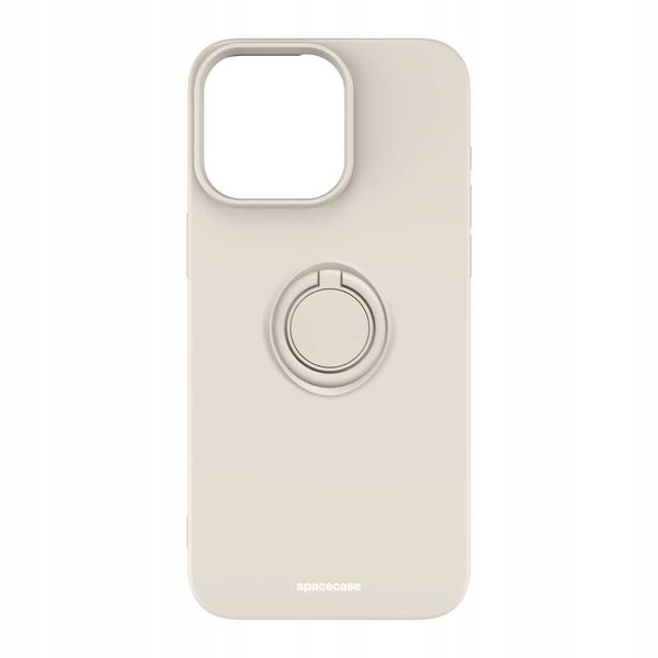 Spacecase Silicone Ring Iphone 15 Pro Max Bone zdjęcie 5