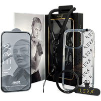 ilera go ice case with hand strap, 4- in-1  delux set case szkło