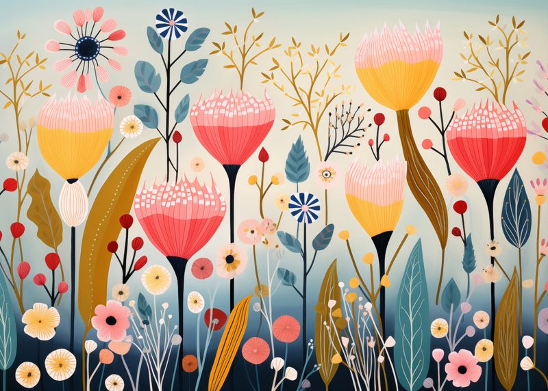 Plakat 35x25cm Ogród Marzeń zdjęcie 1