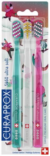 Szczoteczki Curaprox CS 5460 Ultra soft 3szt WINTER Gutierrez na Arena.pl