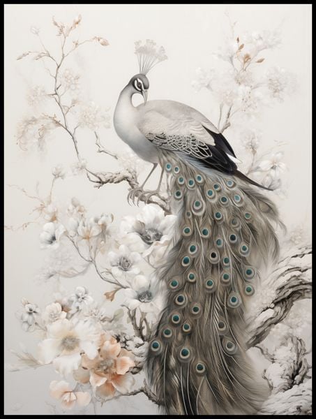 Plakat 75x100cm Pawia Gracja zdjęcie 2