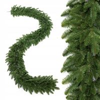 Girlanda Świąteczna Jodła Forest Green 2D 100% PE 110 cm kominek jak żywa