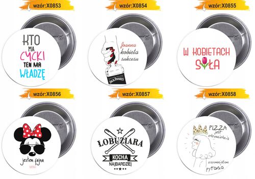 Przypinki buttony 8 marca najlepsza dziewczyna hit na Arena.pl