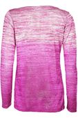 Fioletowa Bluzka Ombre, Cyrkonie - 42 / XL