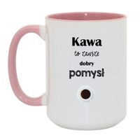 Duży Biało-Różowy 450 ml