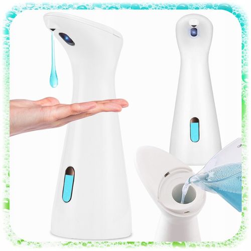 DOZOWNIK DO MYDŁA PŁYNU Czujnik AUTOMATYCZNY Bezdotykowy DYSPENSER 200 ml na Arena.pl